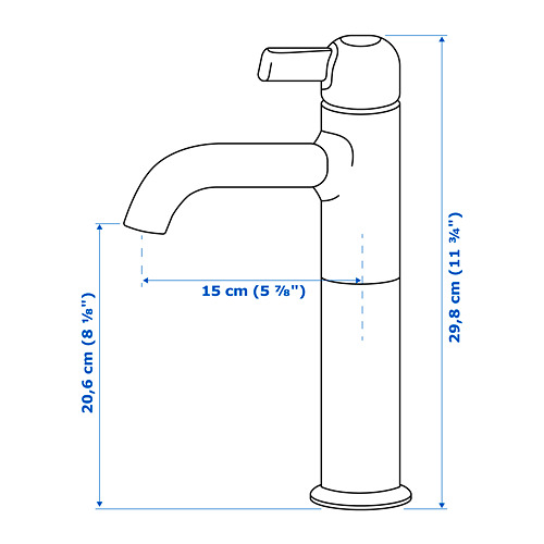 VOXNAN wash-basin mixer tap, tall