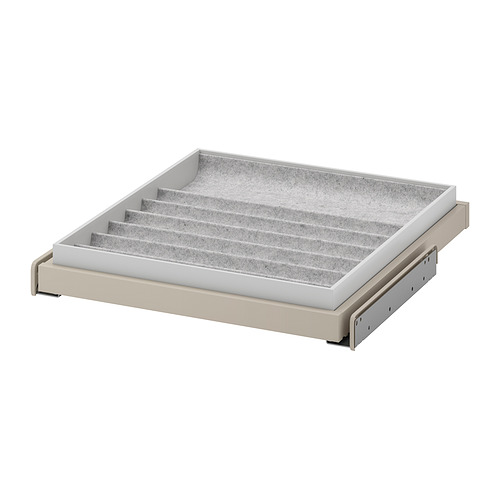 KOMPLEMENT útdraganlegur bakki með innleggi