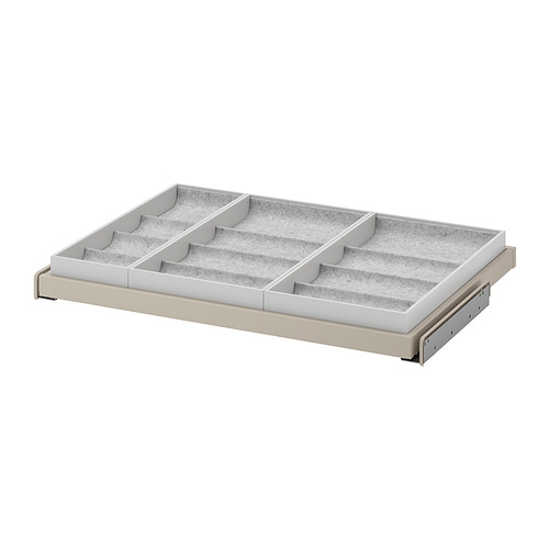 KOMPLEMENT útdraganlegur bakki með innleggi