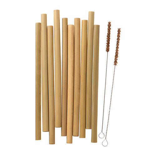 OKUVLIG, drinking straws/cleaning brushes