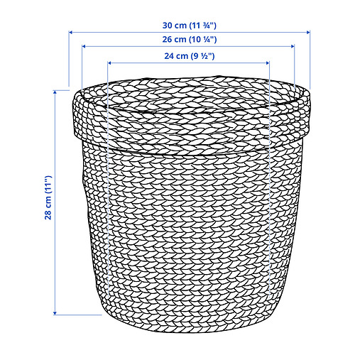 VALLMOFRÖN plant pot