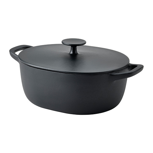 VARDAGEN, casserole with lid