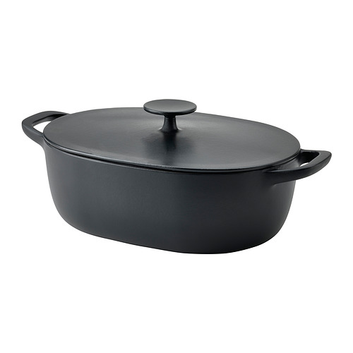 VARDAGEN casserole with lid