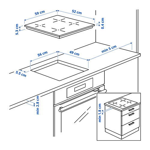 VILSTA induction hob