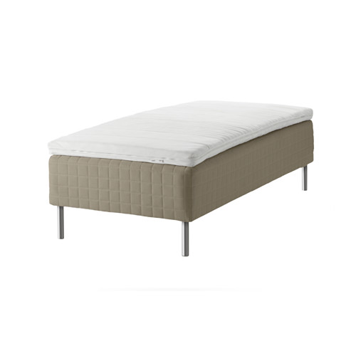BRASÖY Base cama&4 patas, blanco, 90x200 cm - IKEA