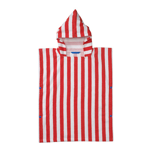 SKOGSSALLAT bath poncho with hood
