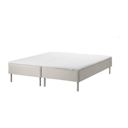 BRASÖY Base cama&4 patas, blanco, 90x200 cm - IKEA