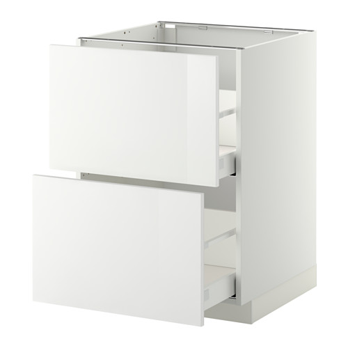 METOD/MAXIMERA base cb 2 fronts/2 high drawers