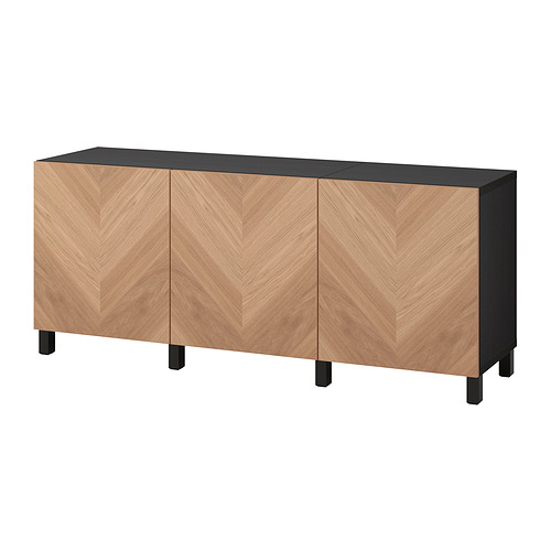 BESTÅ, hirsla með hurðum