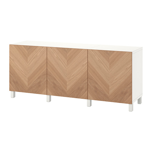 BESTÅ, hirsla með hurðum