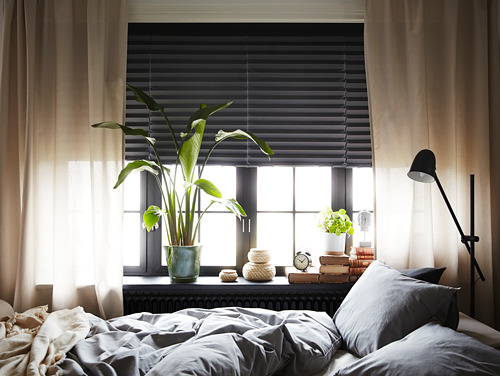 SCHOTTIS, block-out pleated blind