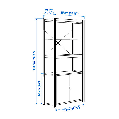 BROR hillueining með skápum