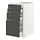 METOD/MAXIMERA, base cab 4 frnts/4 drawers