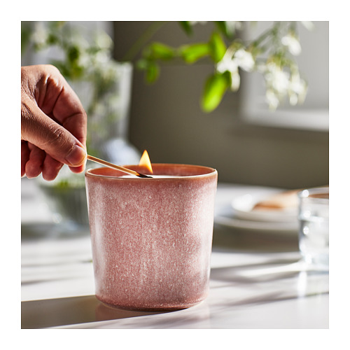 LUGNARE, scented candle in ceramic jar