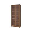 BILLY/OXBERG bookcase with glass doors