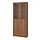 BILLY/OXBERG, bookcase with panel/glass doors