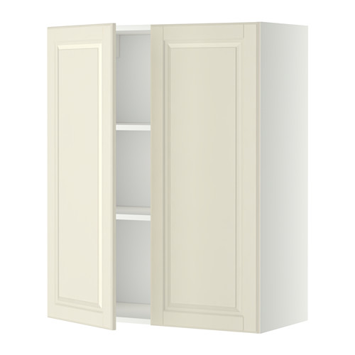 METOD wall cabinet with shelves/2 doors