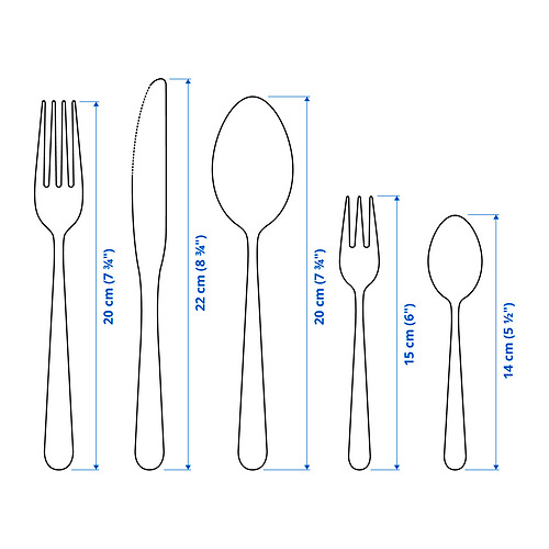 MARTORP 30-piece cutlery set