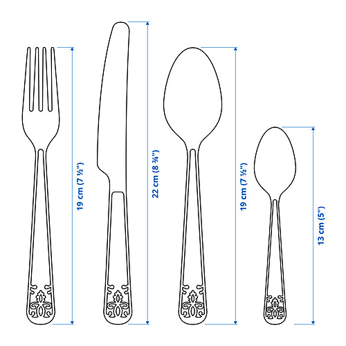 ÄTBART 24-piece cutlery set