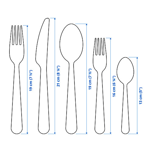 DRAGON 60-piece cutlery set