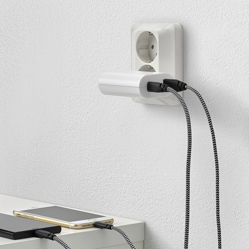 ÅSKSTORM, USB-hleðslutæki, 23 W
