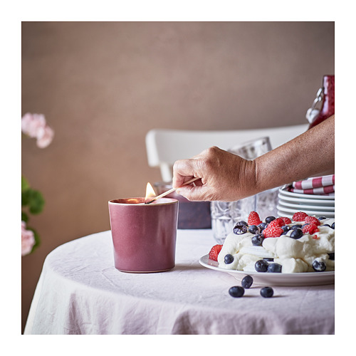 STÖRTSKÖN, scented candle in ceramic jar