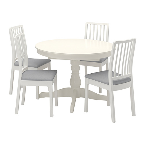 INGATORP/EKEDALEN, table and 4 chairs