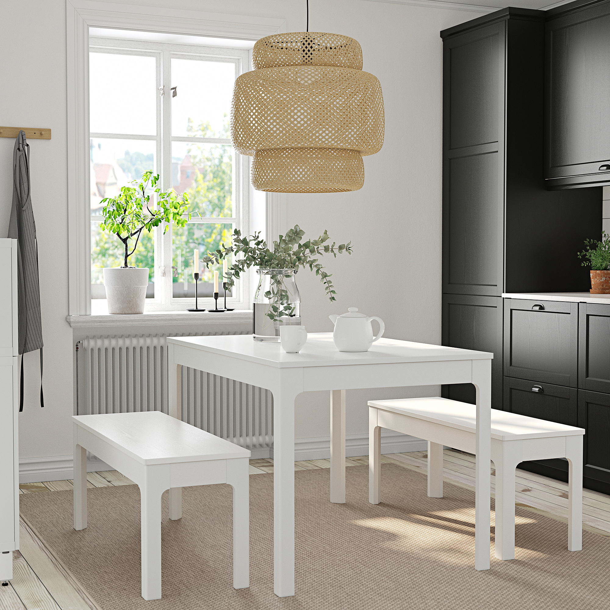 Ikea table and benches deals