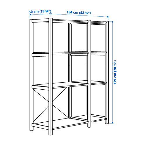 IVAR 2 sections/shelves