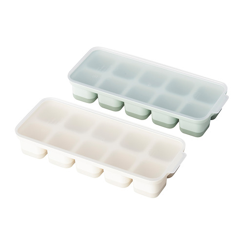 SPJUTROCKA ice cube tray with lid