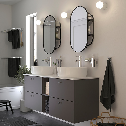 LINDBYN, mirror with storage