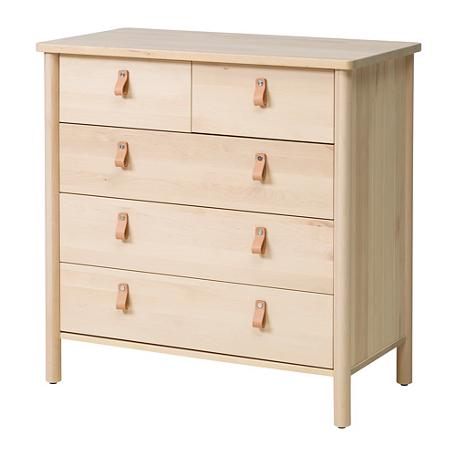 BJÖRKSNÄS, chest of 5 drawers
