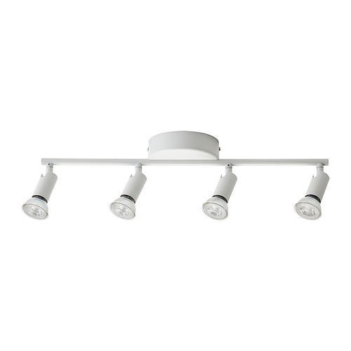 KRUSNATE ceiling spotlight with 4 spots