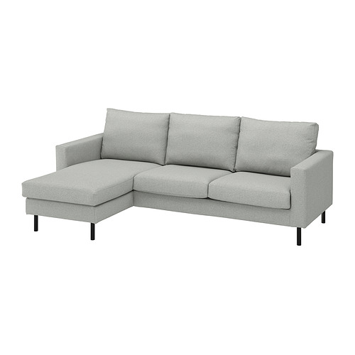 SALTSJÖBADEN, 3-seat sofa with chaise longue