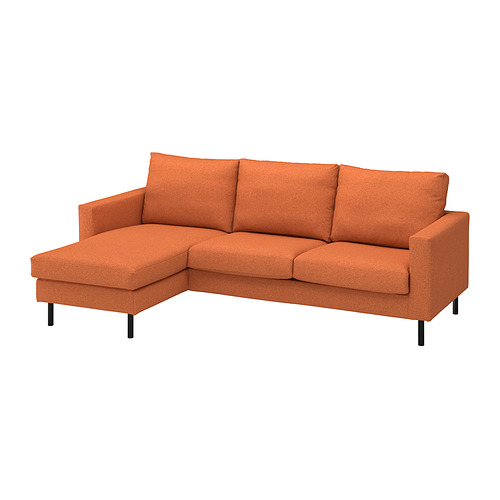 SALTSJÖBADEN, 3-seat sofa with chaise longue