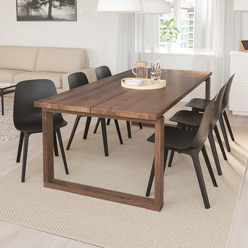 MÖRBYLÅNGA, table and 6 chairs
