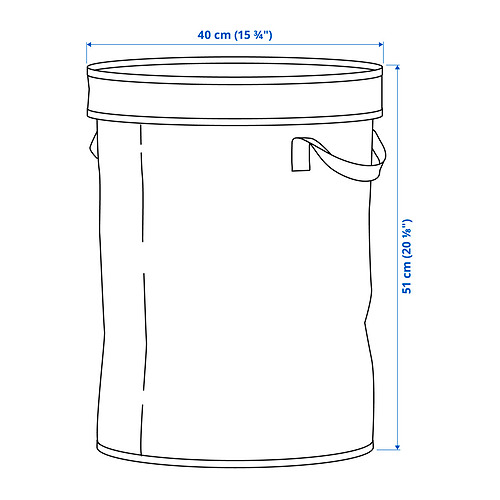 DIMPA sorting bag with lid