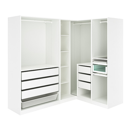 PAX corner wardrobe