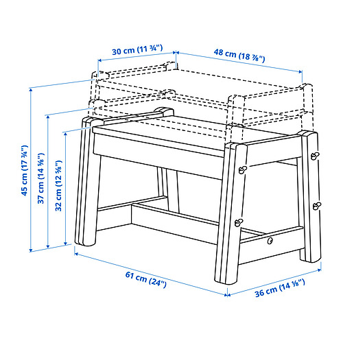 FLISAT bekkur fyrir börn
