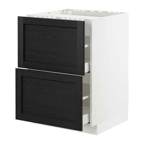 METOD/MAXIMERA grunnskápur f/hellub./2framhl/2skú