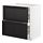 METOD/MAXIMERA, base cab f hob/2 fronts/3 drawers