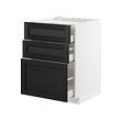 White-black stained
