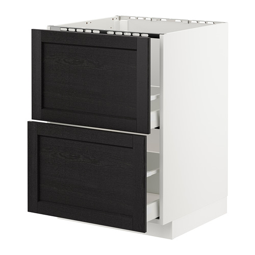 METOD/MAXIMERA base cab f sink+2 fronts/2 drawers