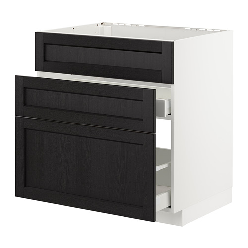 METOD/MAXIMERA base cab f sink+3 fronts/2 drawers