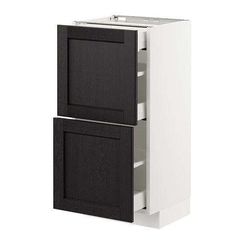 METOD/MAXIMERA base cab with 2 fronts/3 drawers