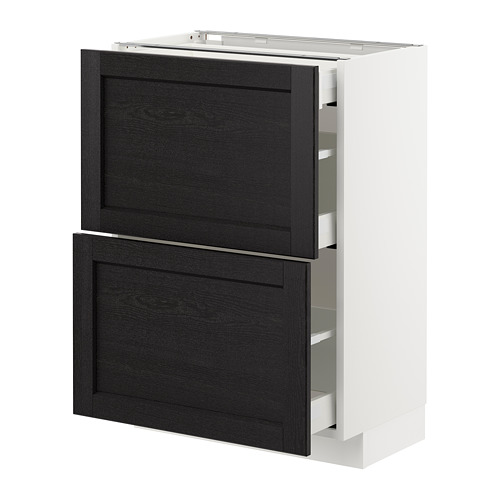 METOD/MAXIMERA base cab with 2 fronts/3 drawers