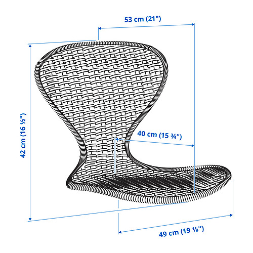ÄLVSTA seat shell