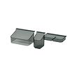 VISSLAÅN drawer organisers, set of 3