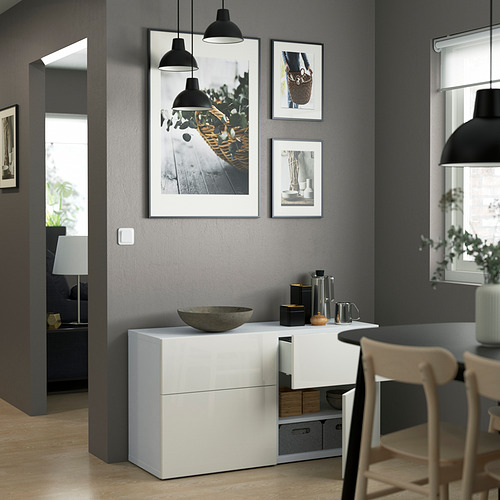 BESTÅ, storage combination w doors/drawers