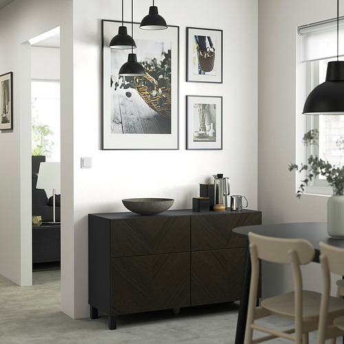 BESTÅ, storage combination w doors/drawers
